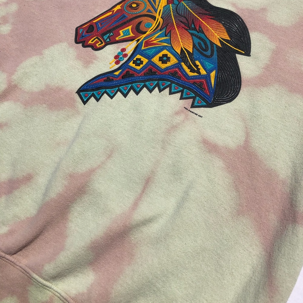 Southwestern bleached Crewneck sweater - Picture 2 of 6